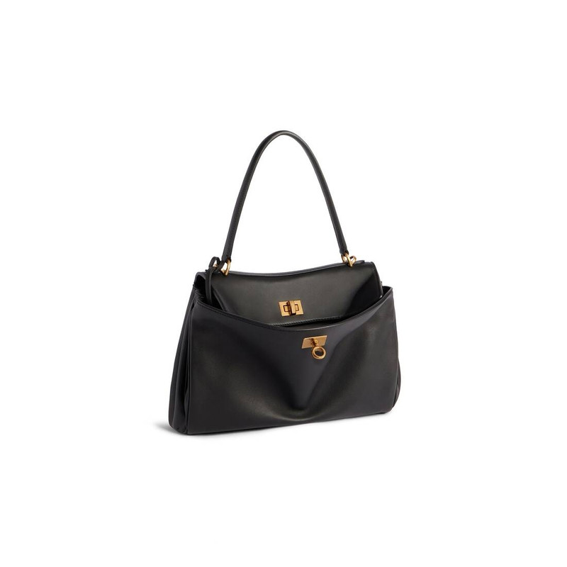 BALENCIAGA Women's Rodeo Small Handbag in Black outlook