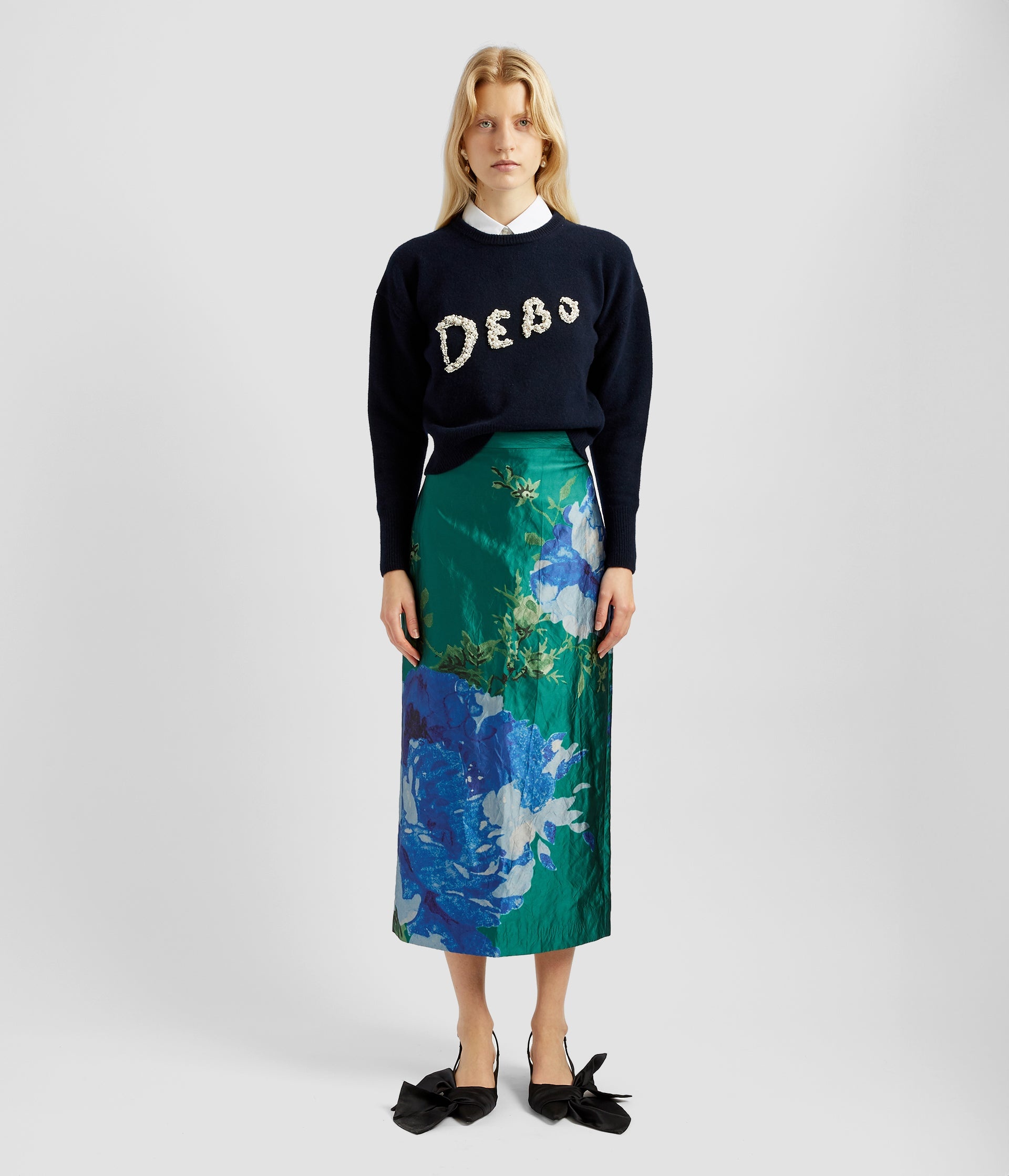 PENCIL MIDI SKIRT - 2