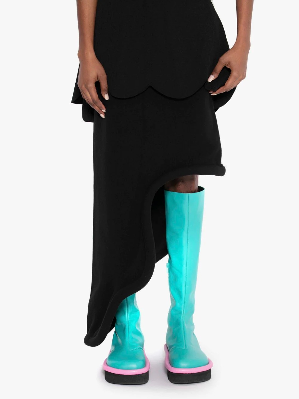 BUMPER-TUBE ASYMMETRIC SKIRT - 5