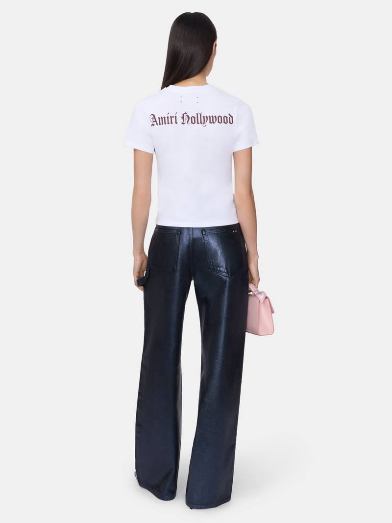 WOMEN'S AMIRI HOLLYWOOD GOTHIC TEE 4