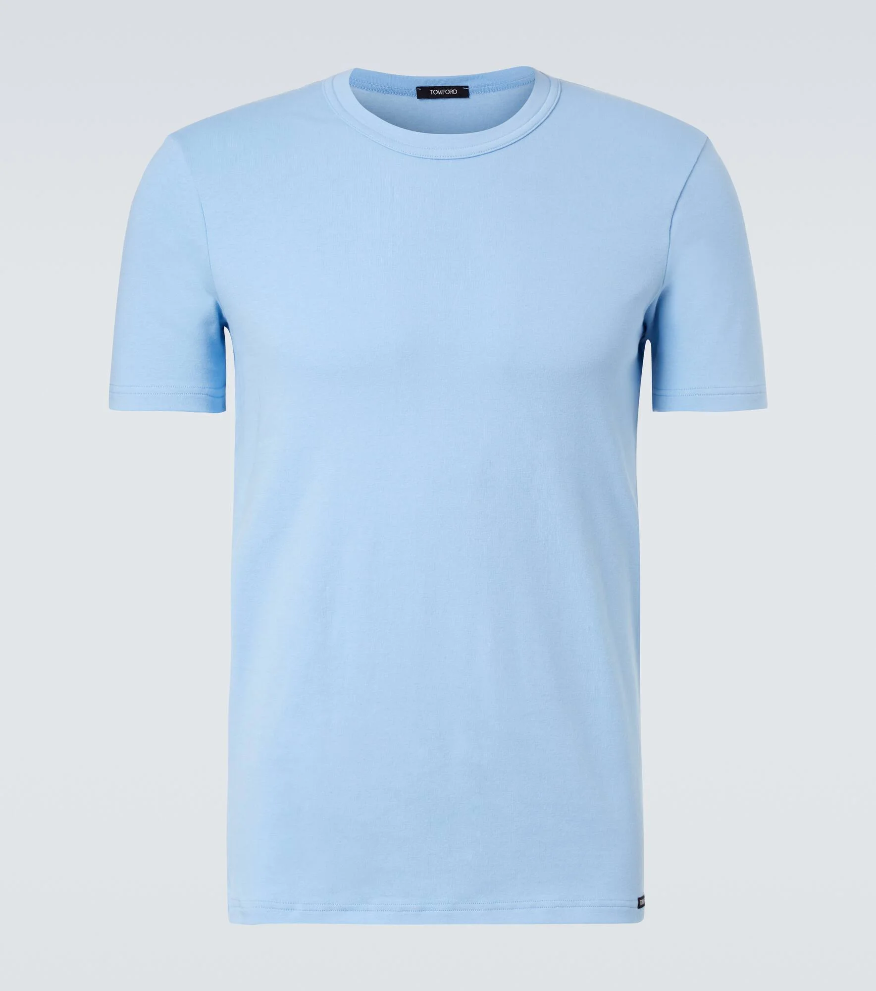 Cotton-blend jersey T-shirt - 1