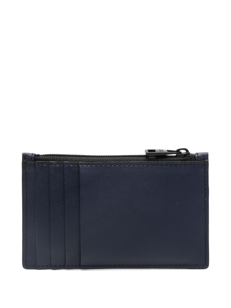Alexander McQueen logo zipped wallet outlook
