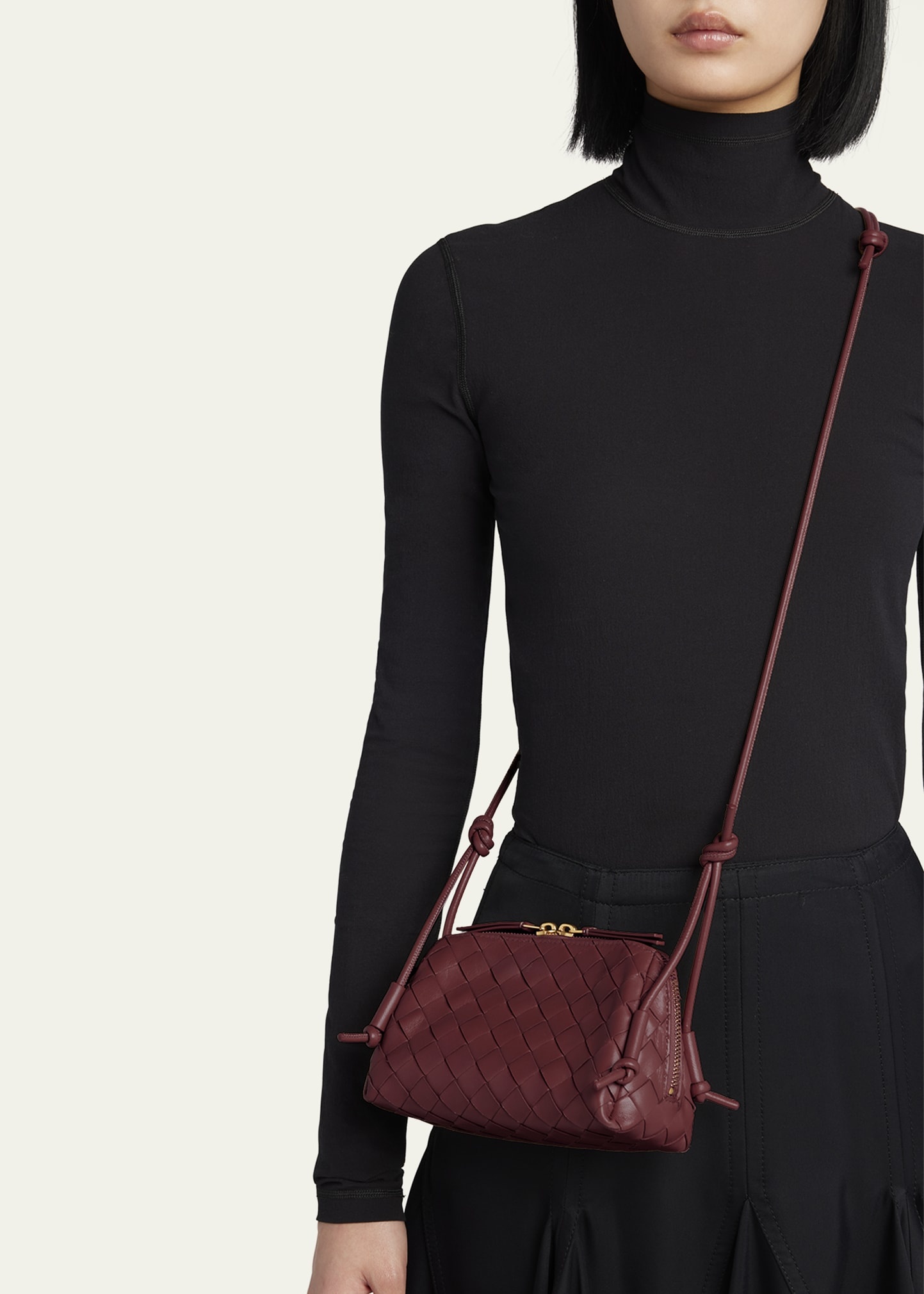 Zip Leather Pouch Shoulder Bag - 2