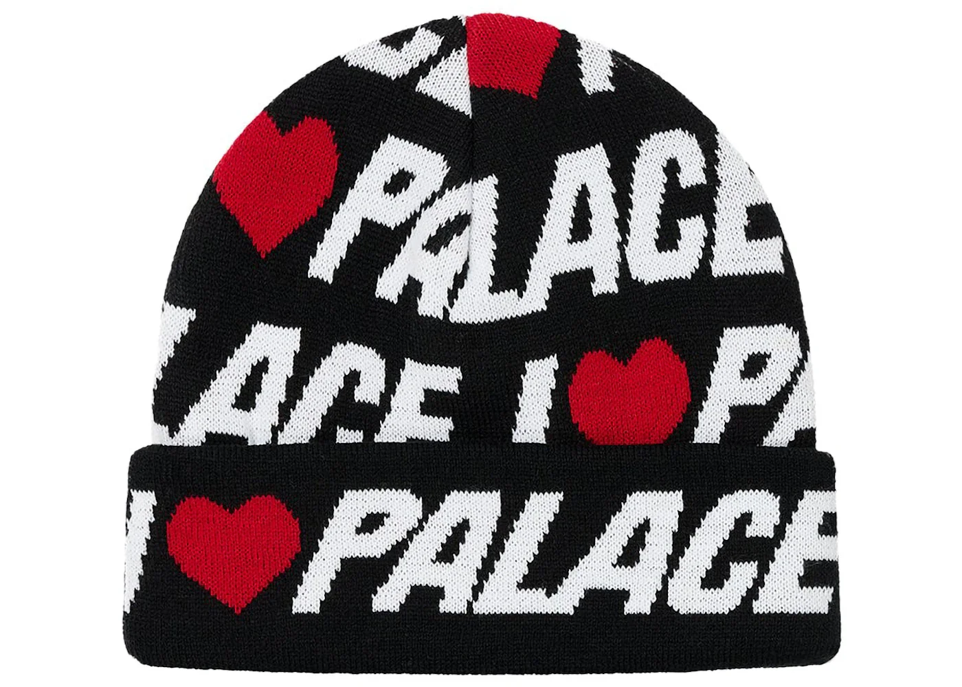 Palace I Love Palace Beanie Black - 1