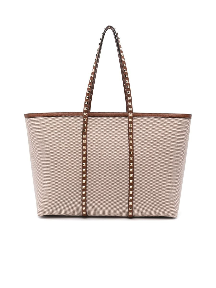 Rockstud Canvas Medium Tote - 1