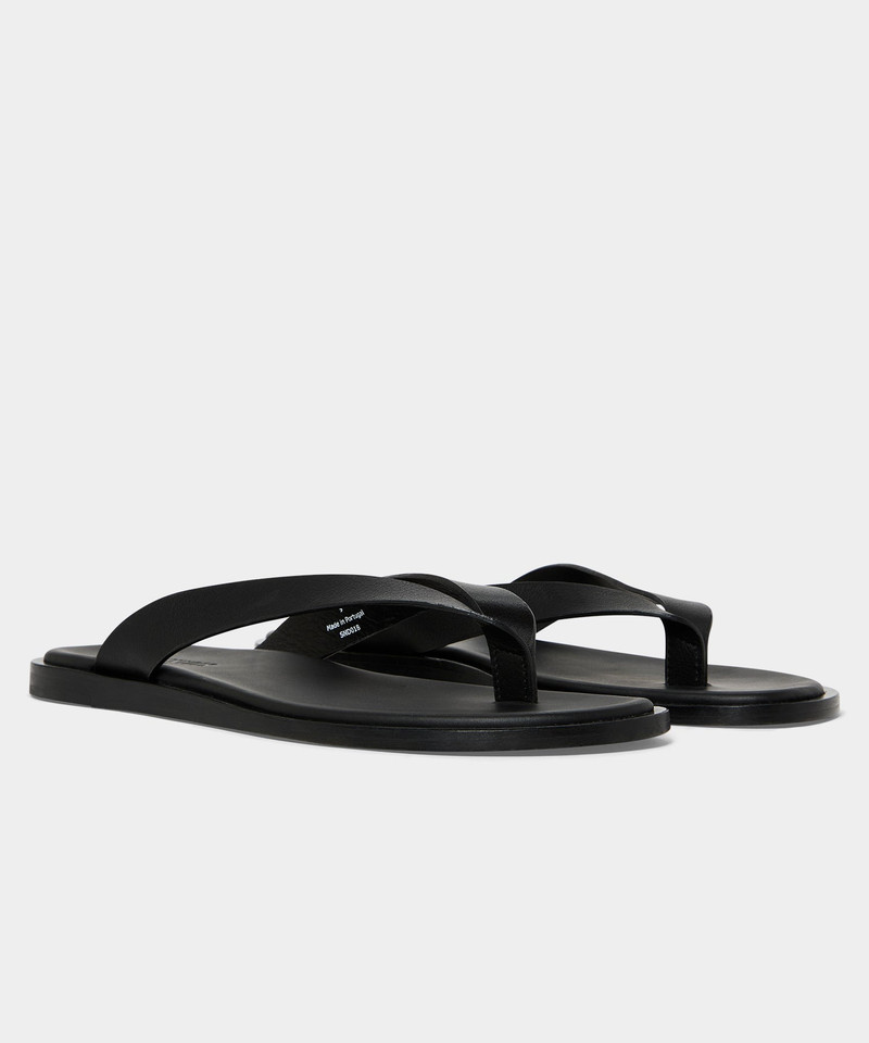 TODD SNYDER Porto Leather Thong Sandal outlook
