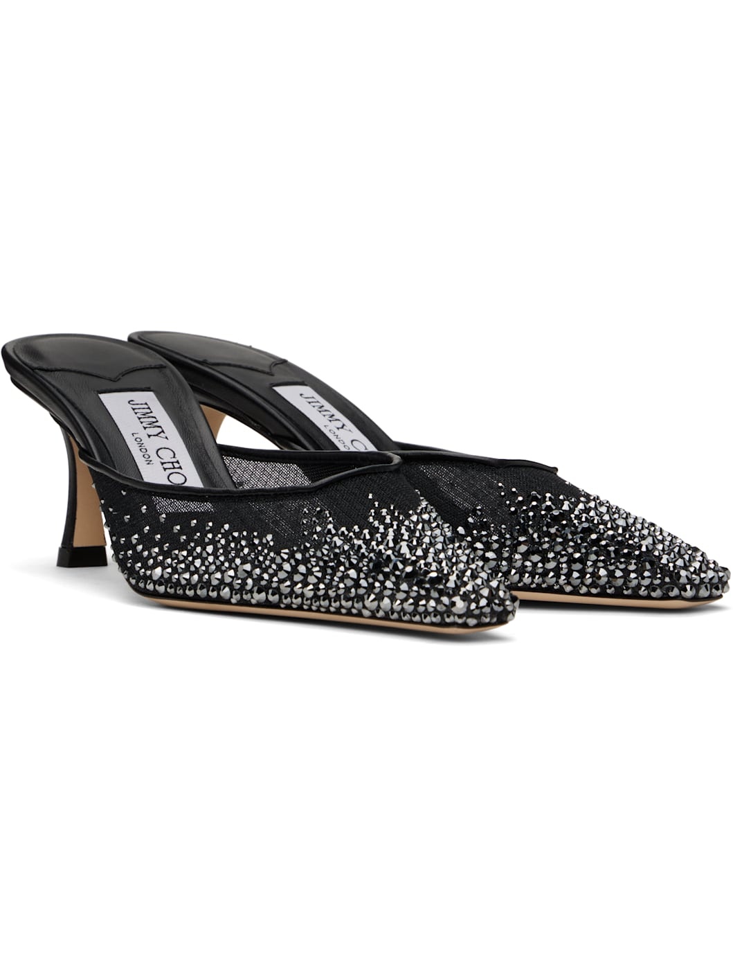 Black Vivi 65 Mules - 4