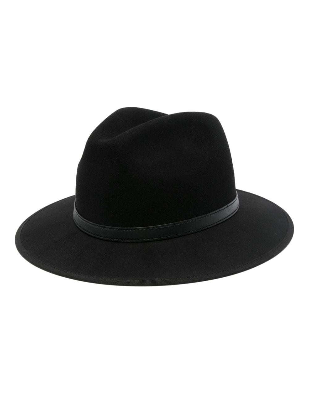 Horsebit-detailed fedora hat - 1