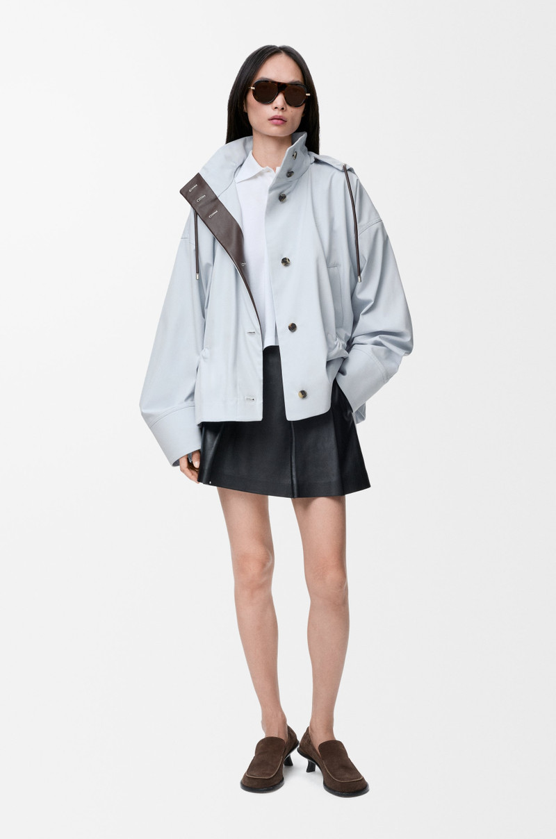 Loewe Hooded jacket in cotton and silk outlook