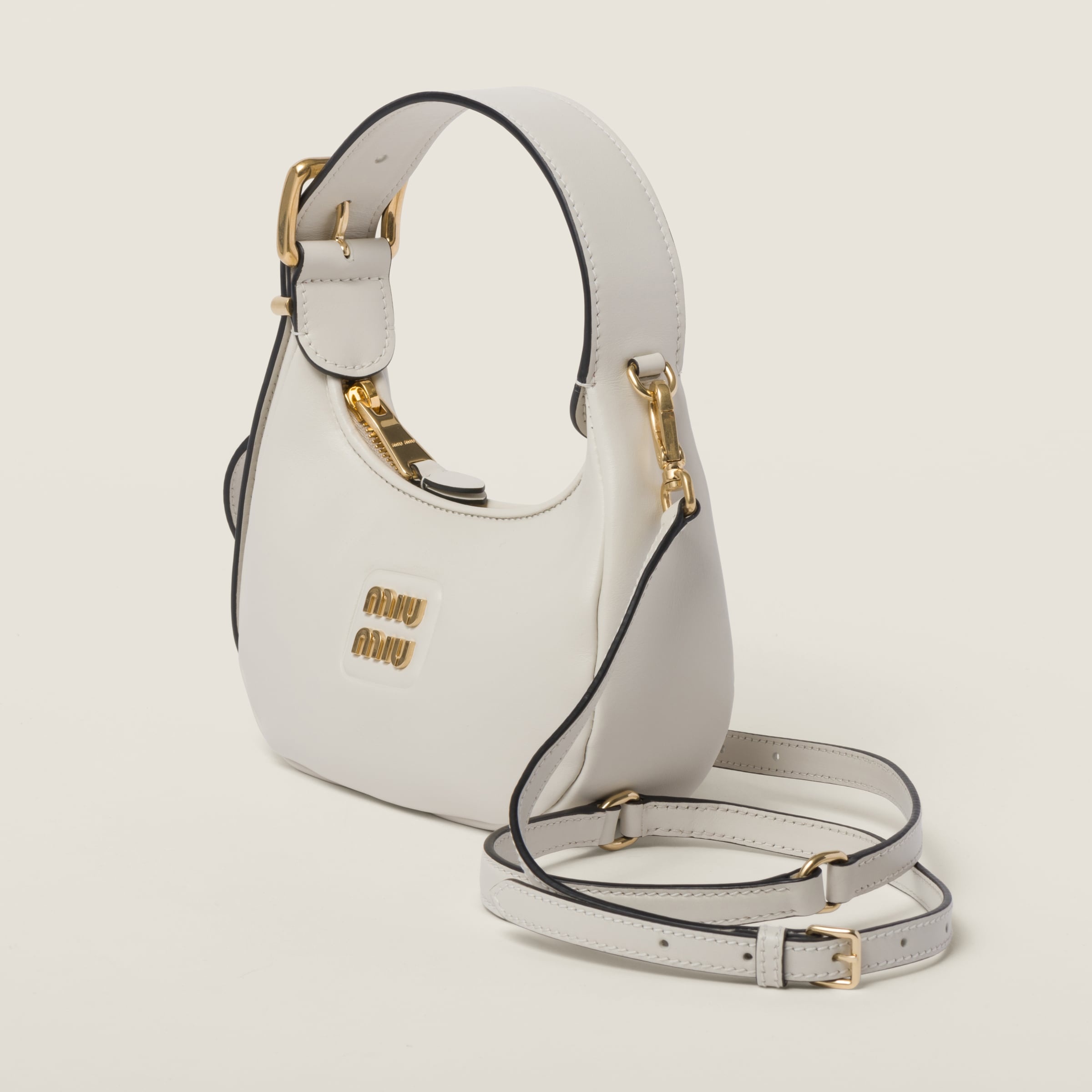 Leather hobo bag - 1