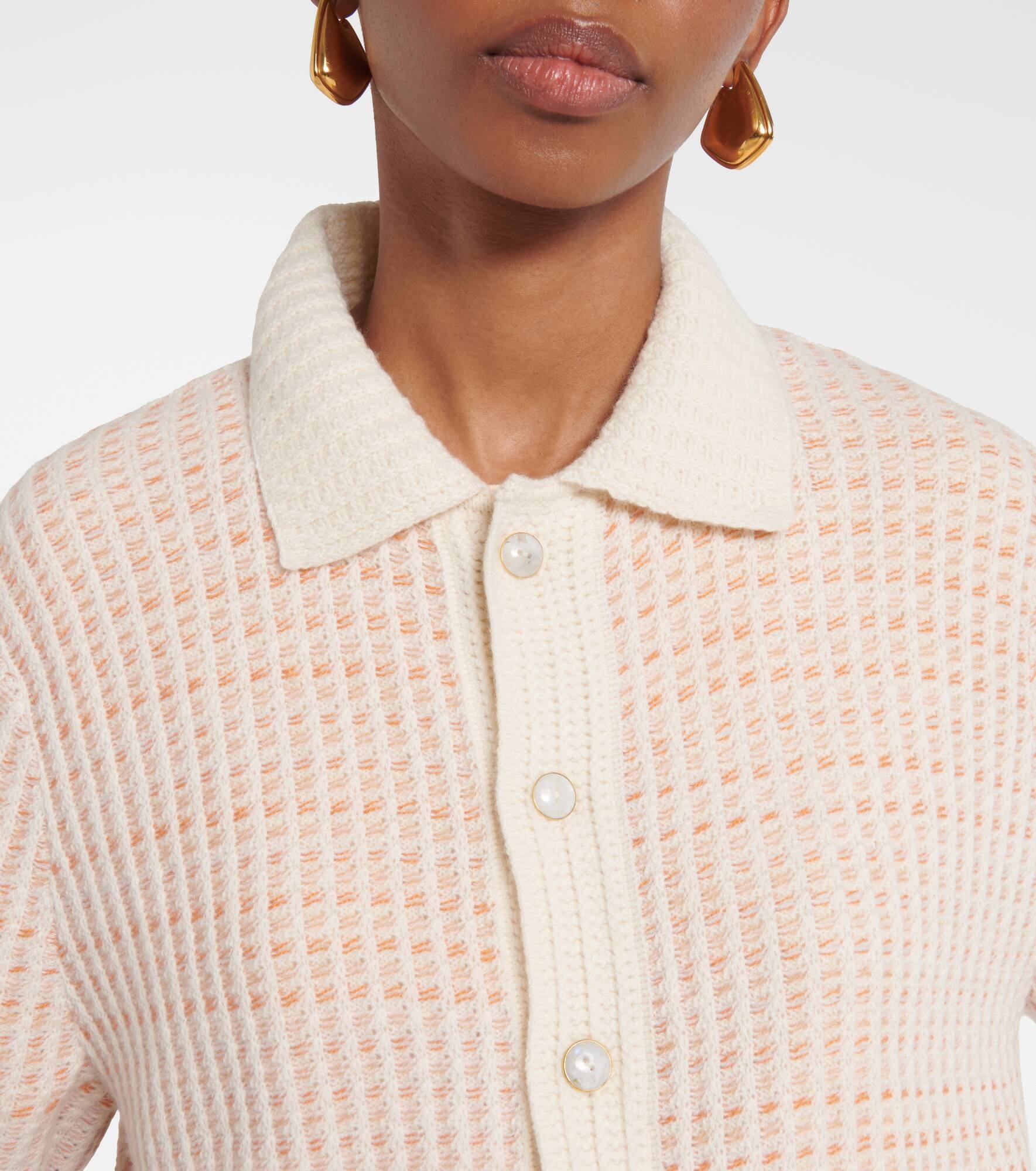 Noble ribbed-knit cashmere shirt - 4
