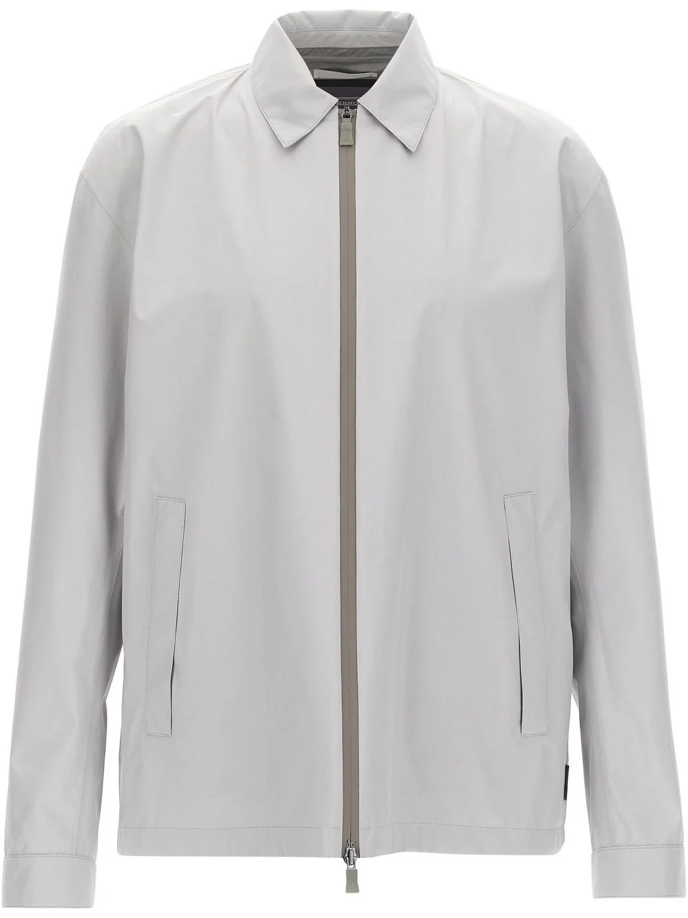 zipped windproof jacket - 1