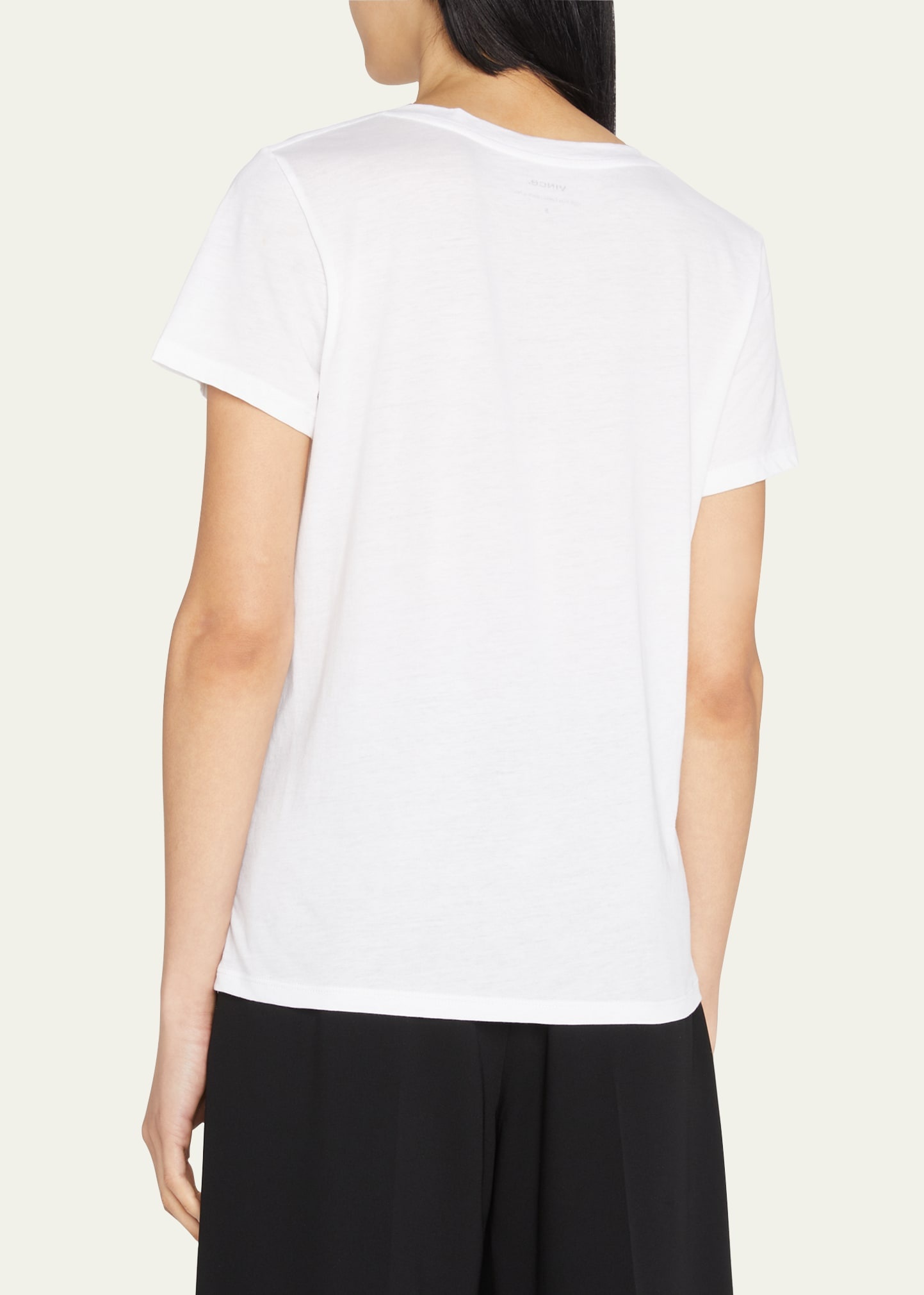 Essential Pima Cotton V-Neck Tee - 3