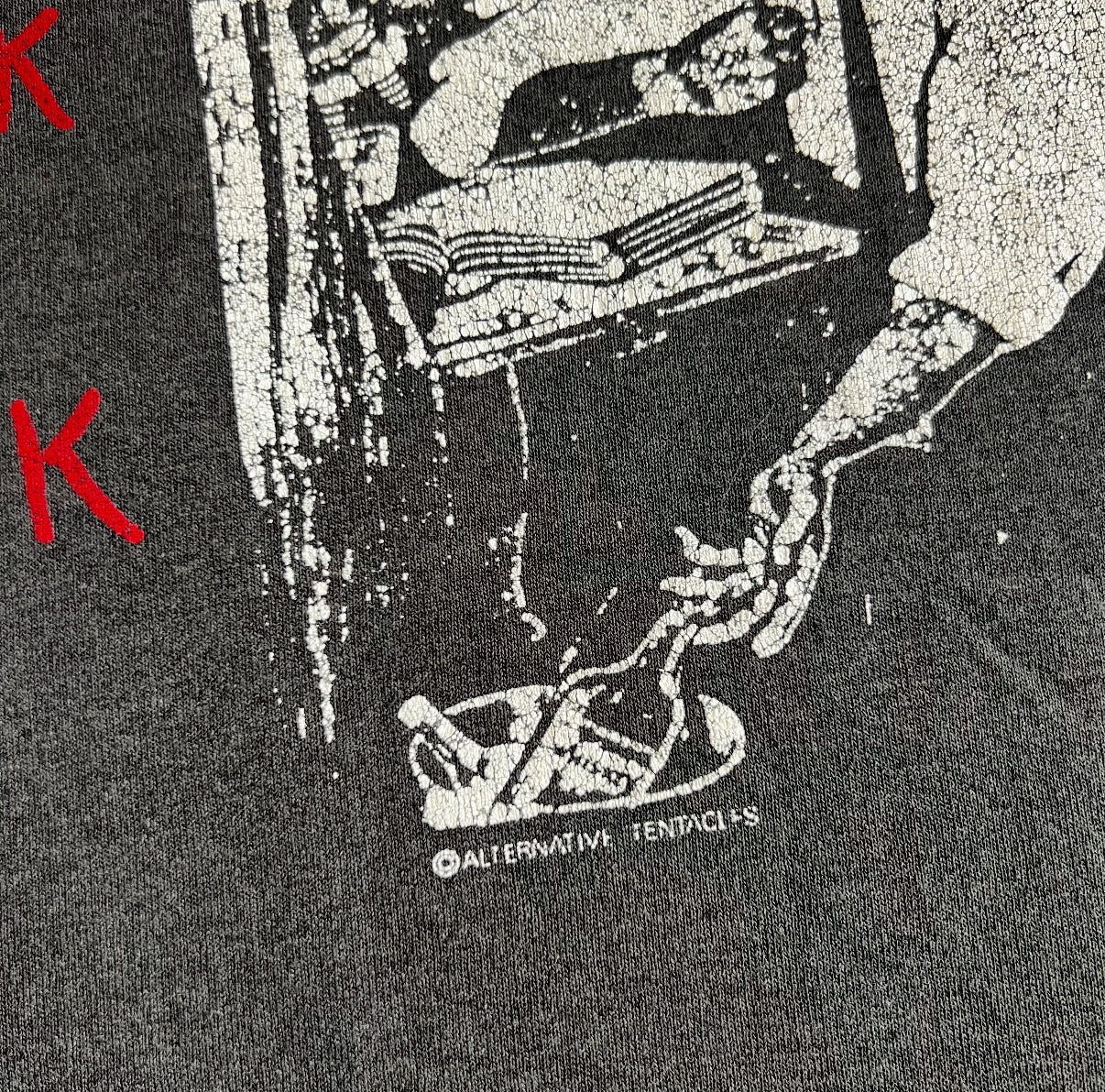 Final Blow - Vintage 80s Dead Kennedys "Too Drunk to Fuck" T-Shirt SZ L - 2