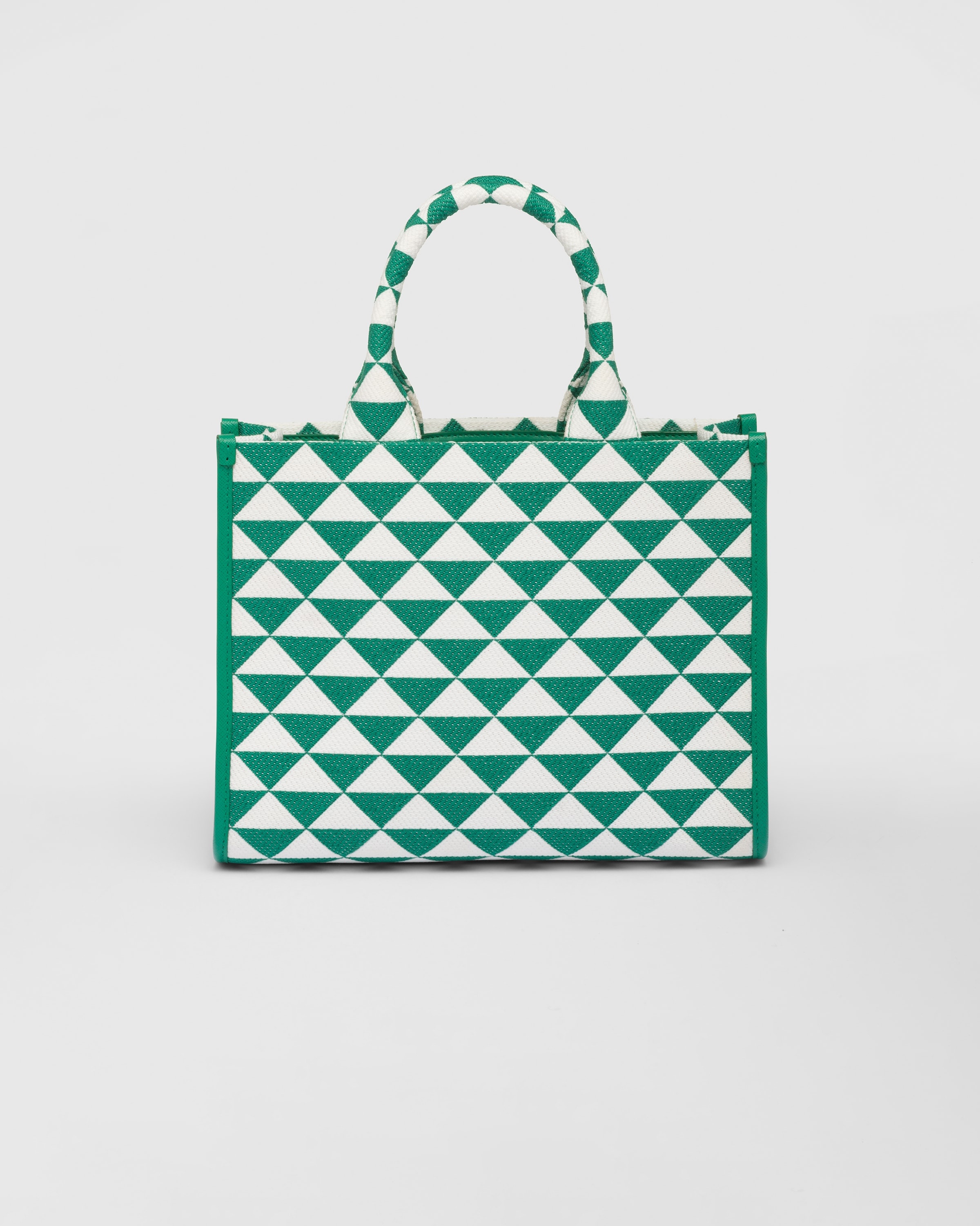 Small Prada Symbole embroidered fabric handbag - 4