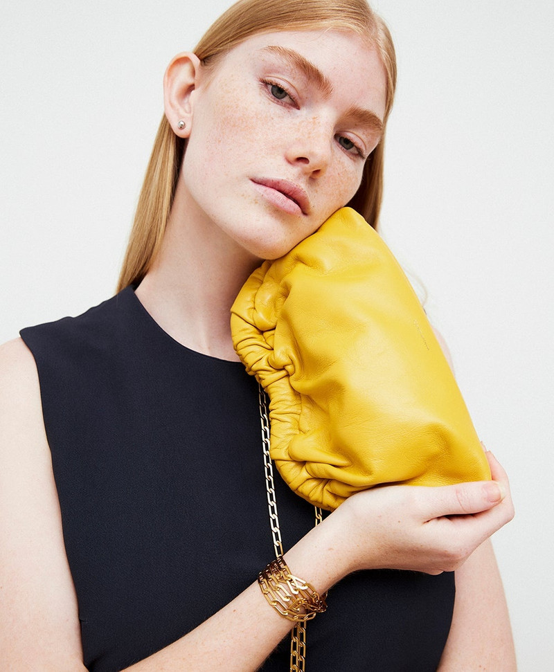 Mansur Gavriel CHAIN MINI CLOUD CLUTCH outlook