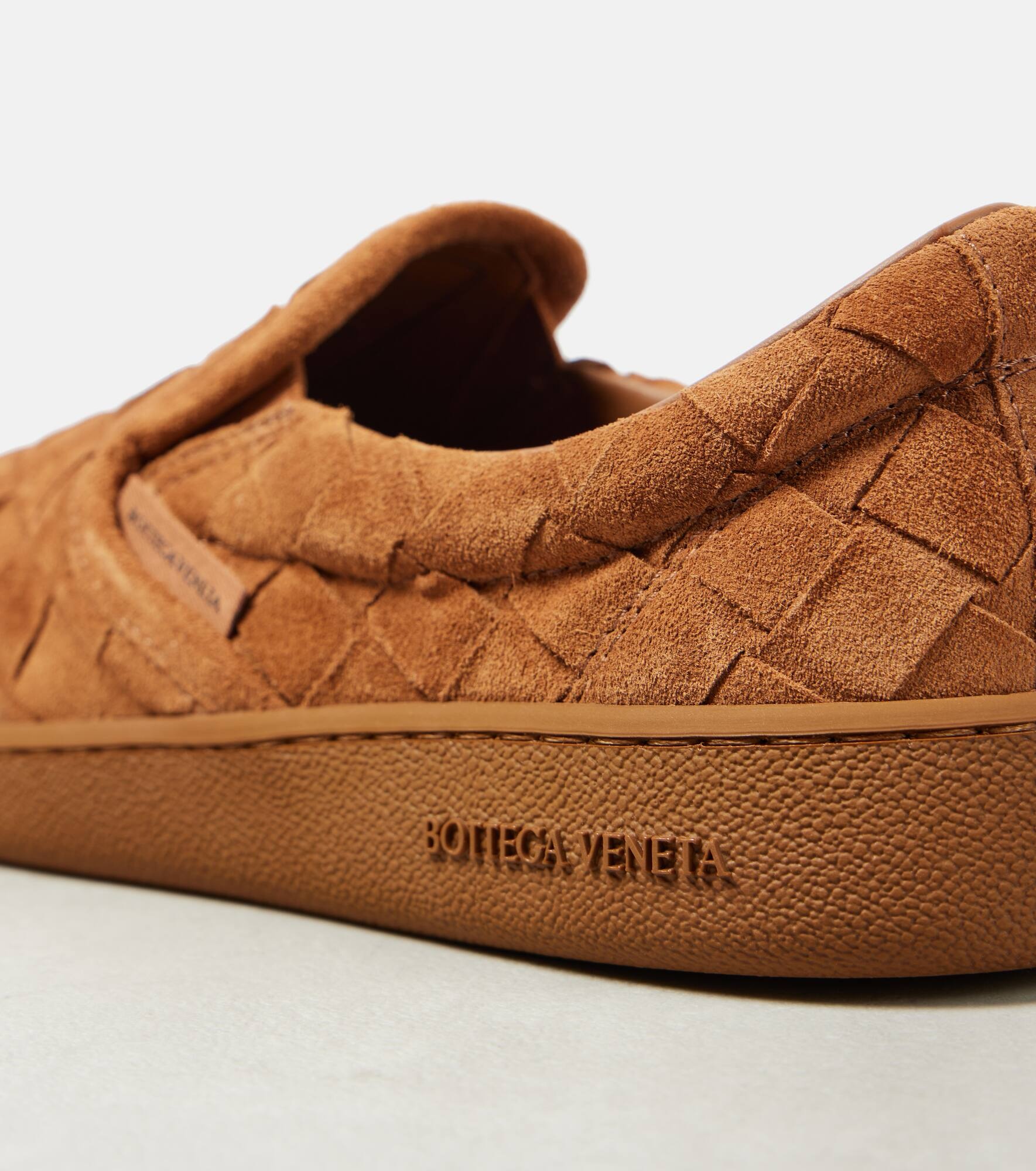 Sawyer intrecciato suede slip-on shoes - 5