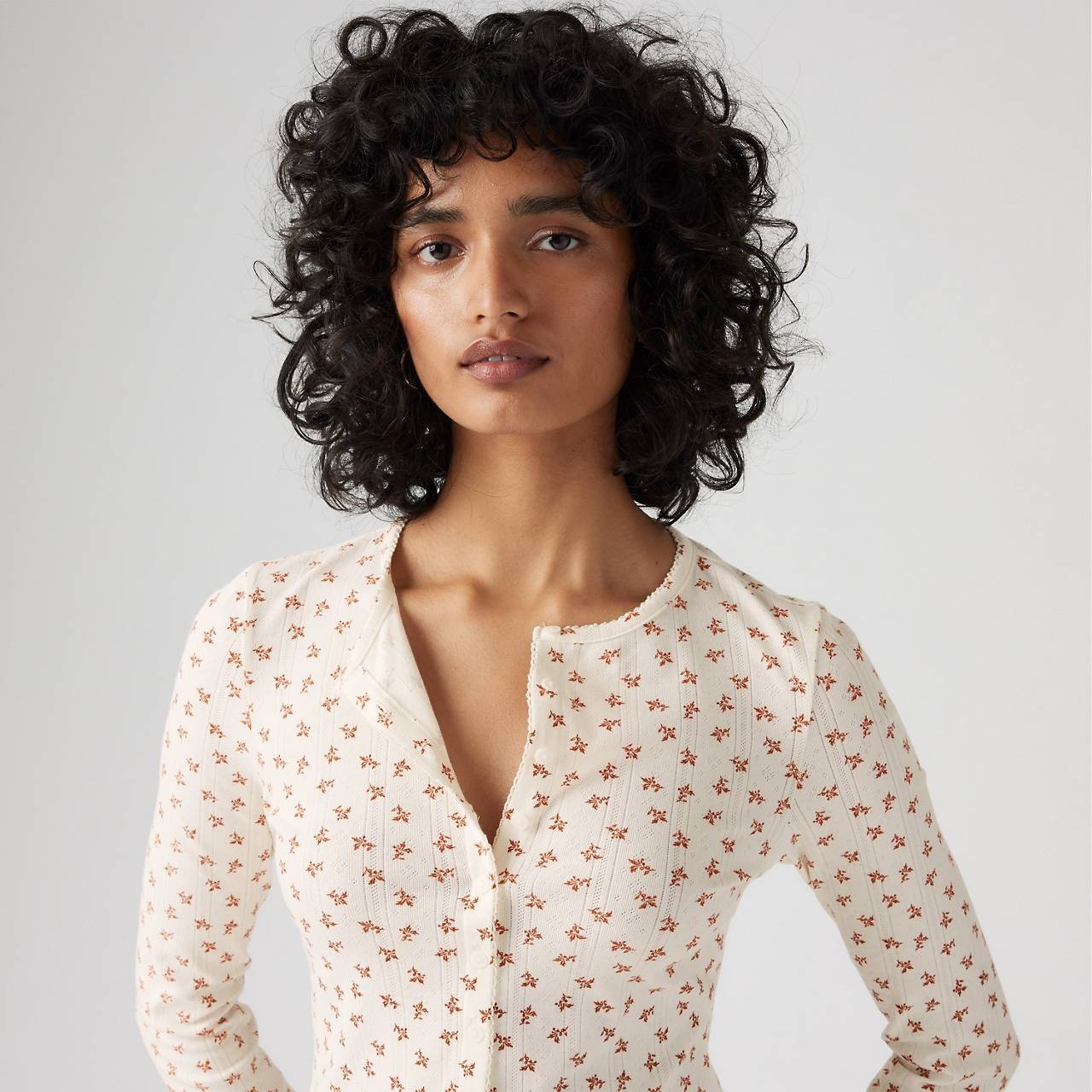 DRY GOODS WOMEN'S POINTELLE LONG SLEEVE T-SHIRT - 5