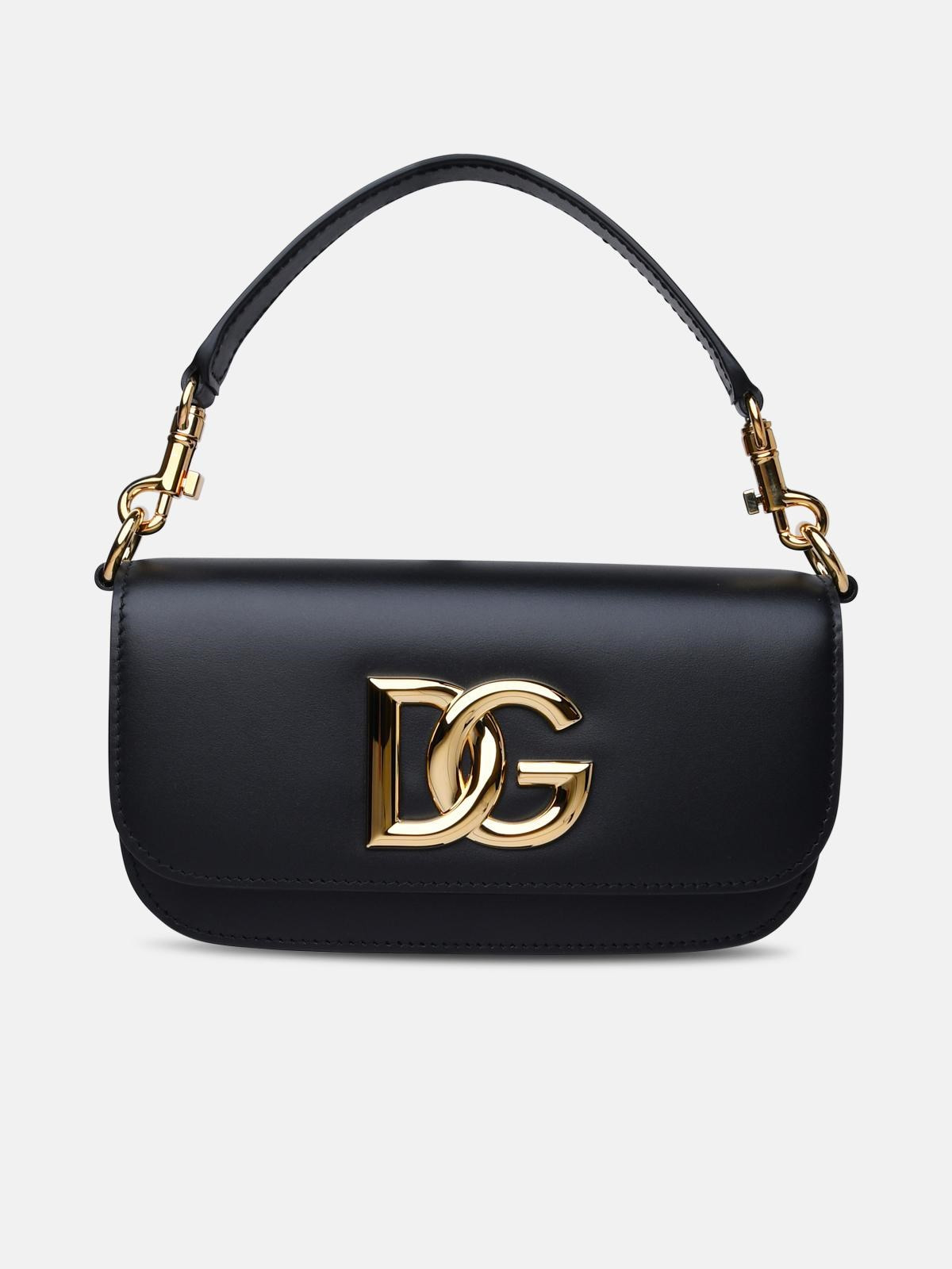 BLACK LEATHER BAG - 1
