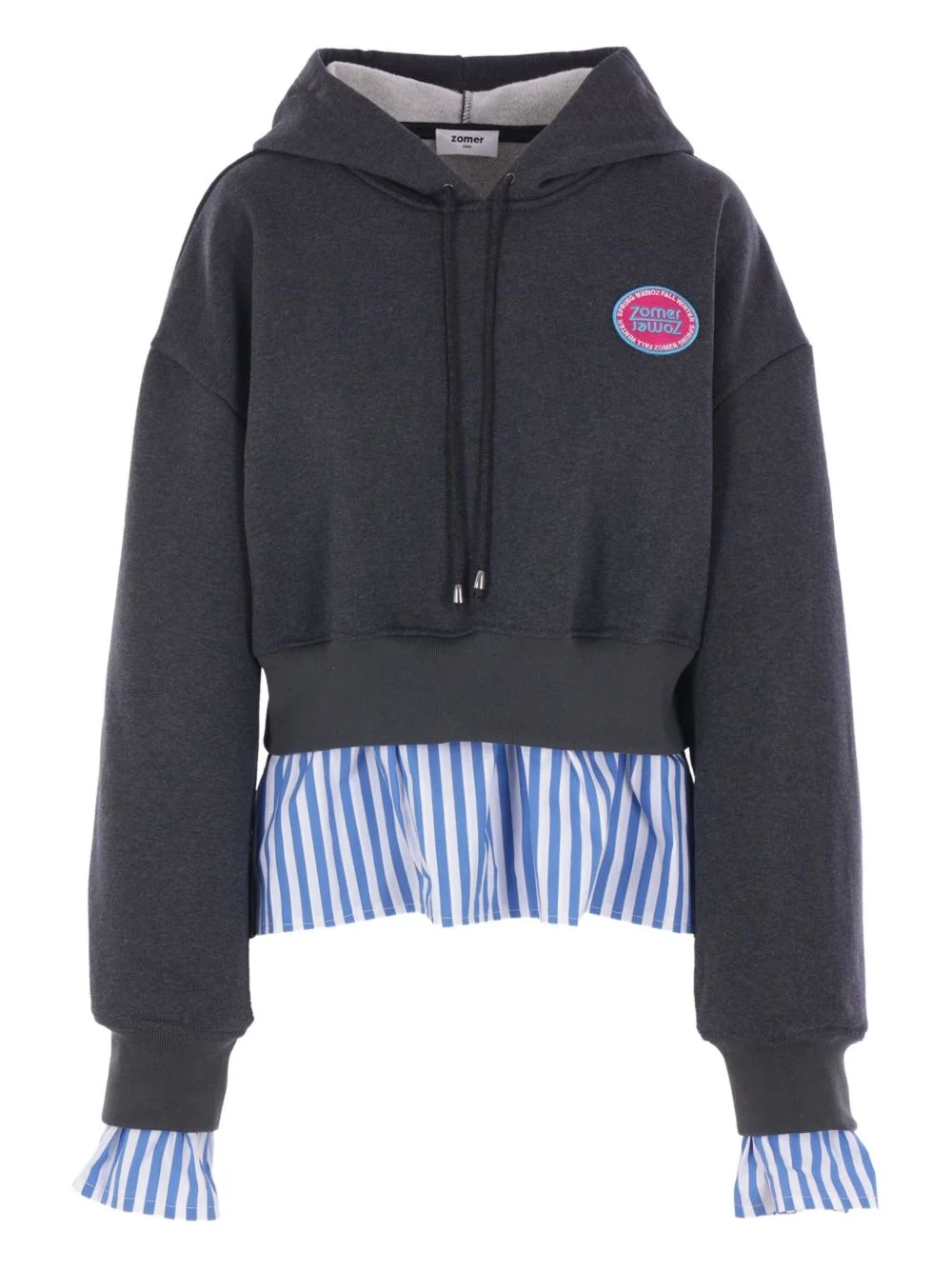 logo-patch hoodie - 1