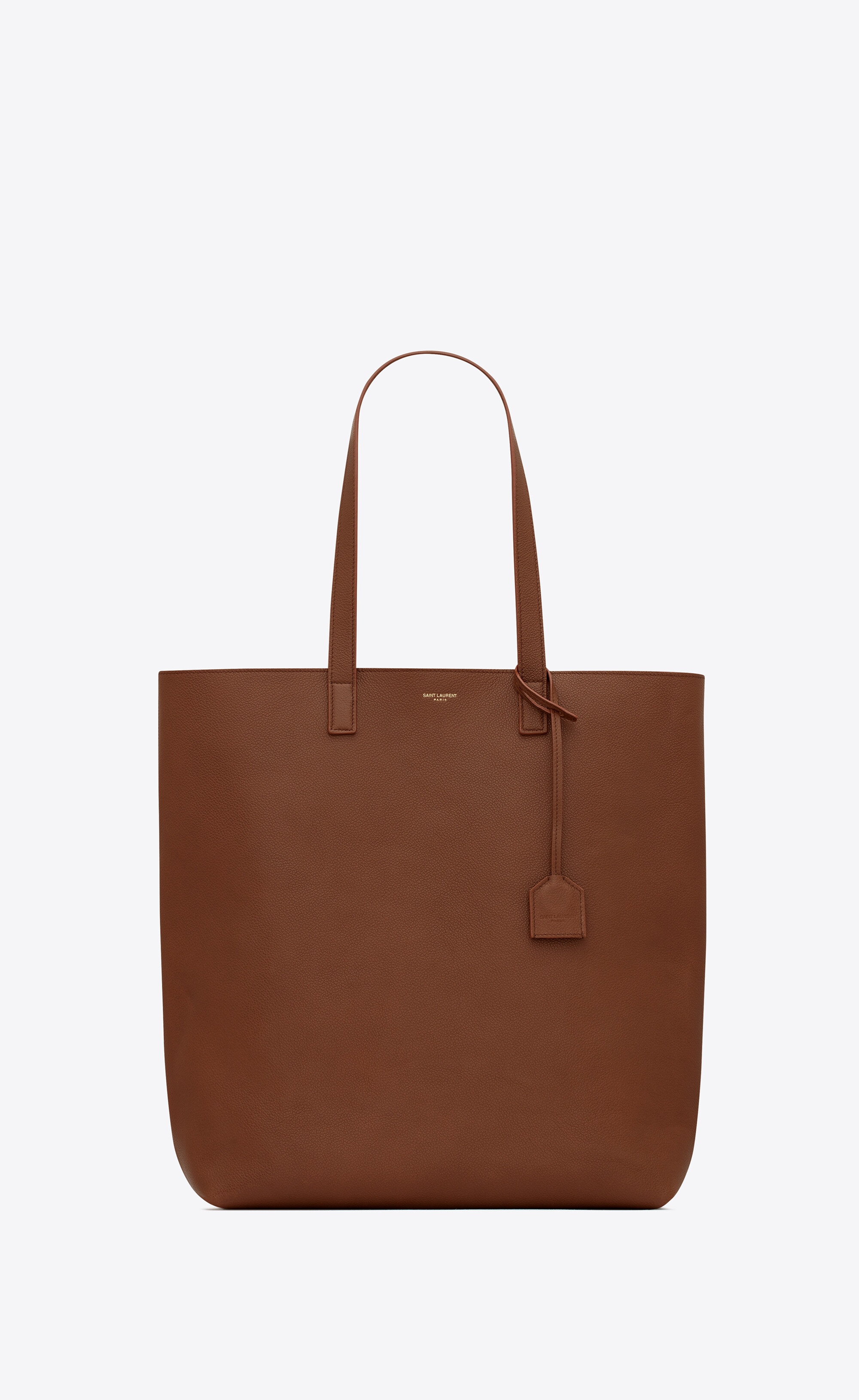 bold shopping bag in grained leather - 1