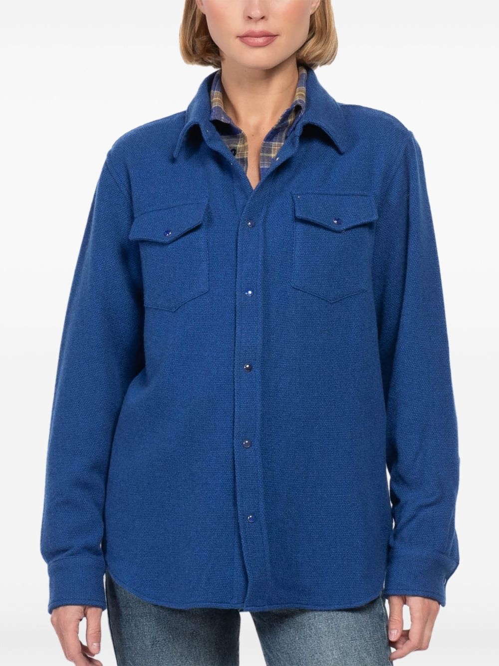 cashmere overshirt - 3