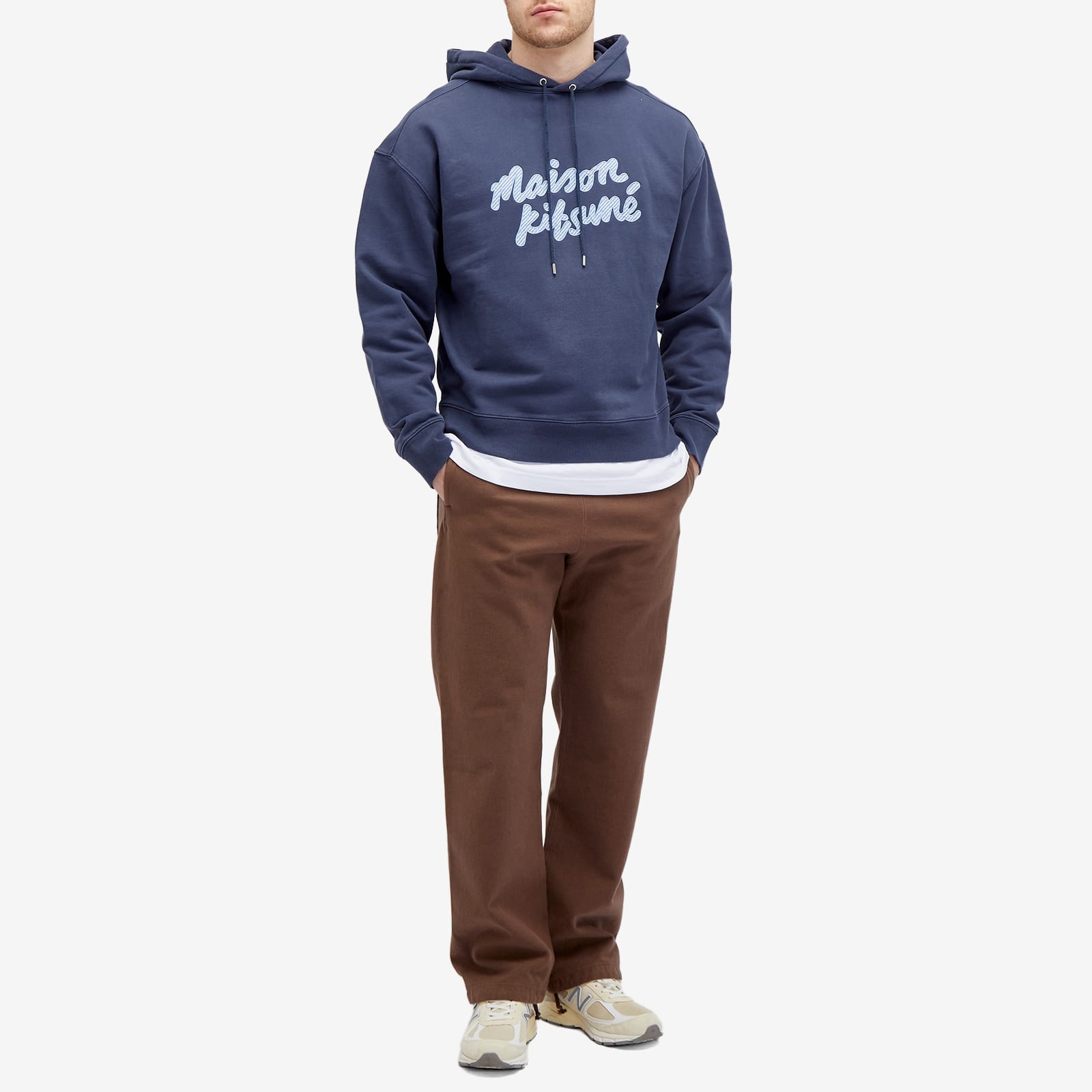 Maison Kitsuné Handwriting Oversize Hoodie - 4