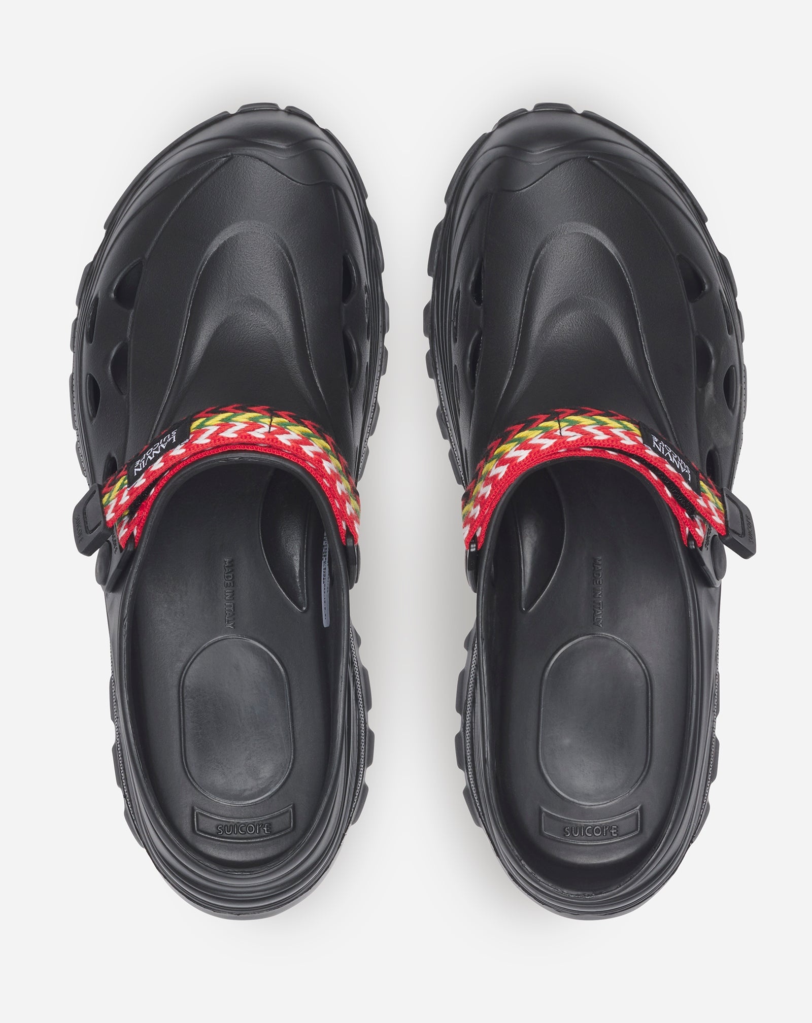 Lanvin RUBBER LANVIN X SUICOKE CLOGS MEN | REVERSIBLE