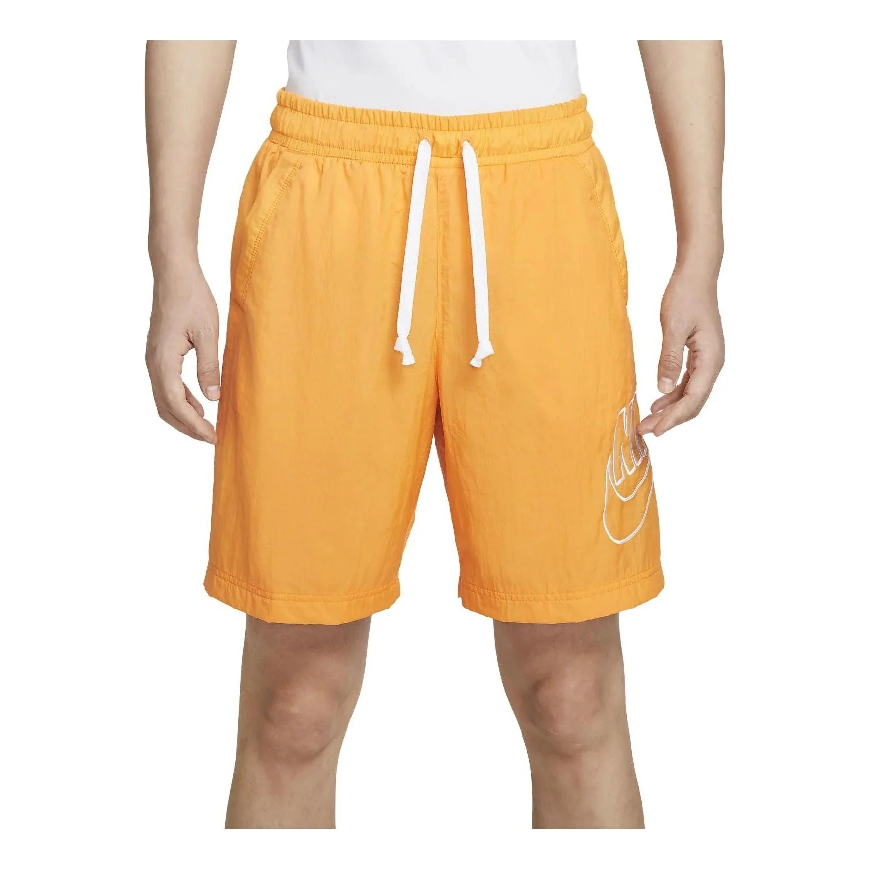 Nike Sportswear Alumni Logo Shorts 'Orange' DB3811-717 - 1