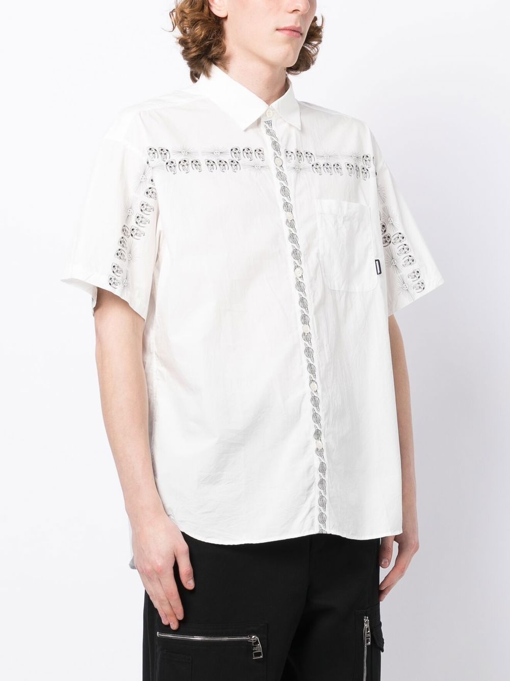 graphic-print short-sleeved shirt - 3