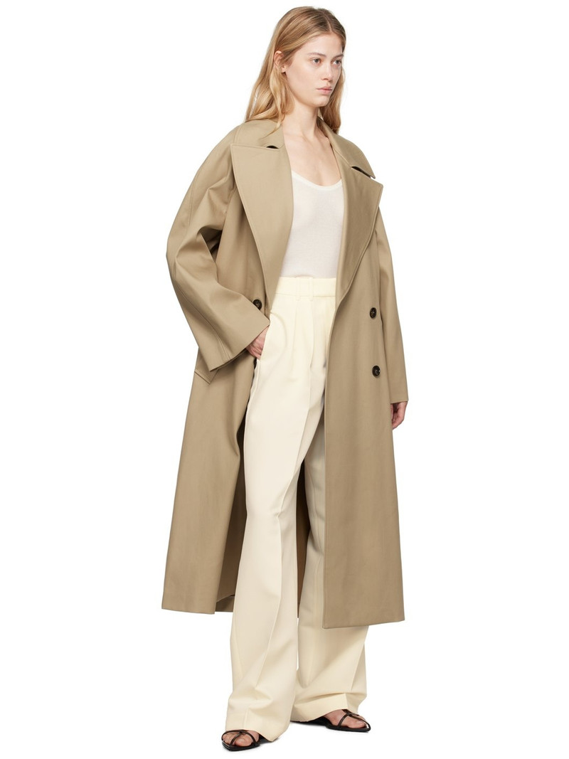 RÓHE White Pleated Trousers outlook