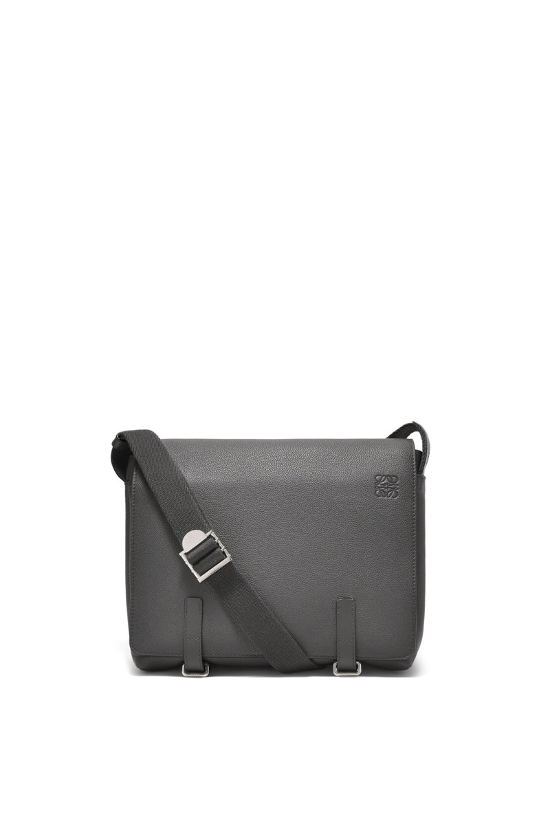 Military Messenger bag in soft grained calfskin 1