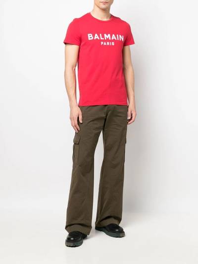 Balmain logo-print T-shirt outlook