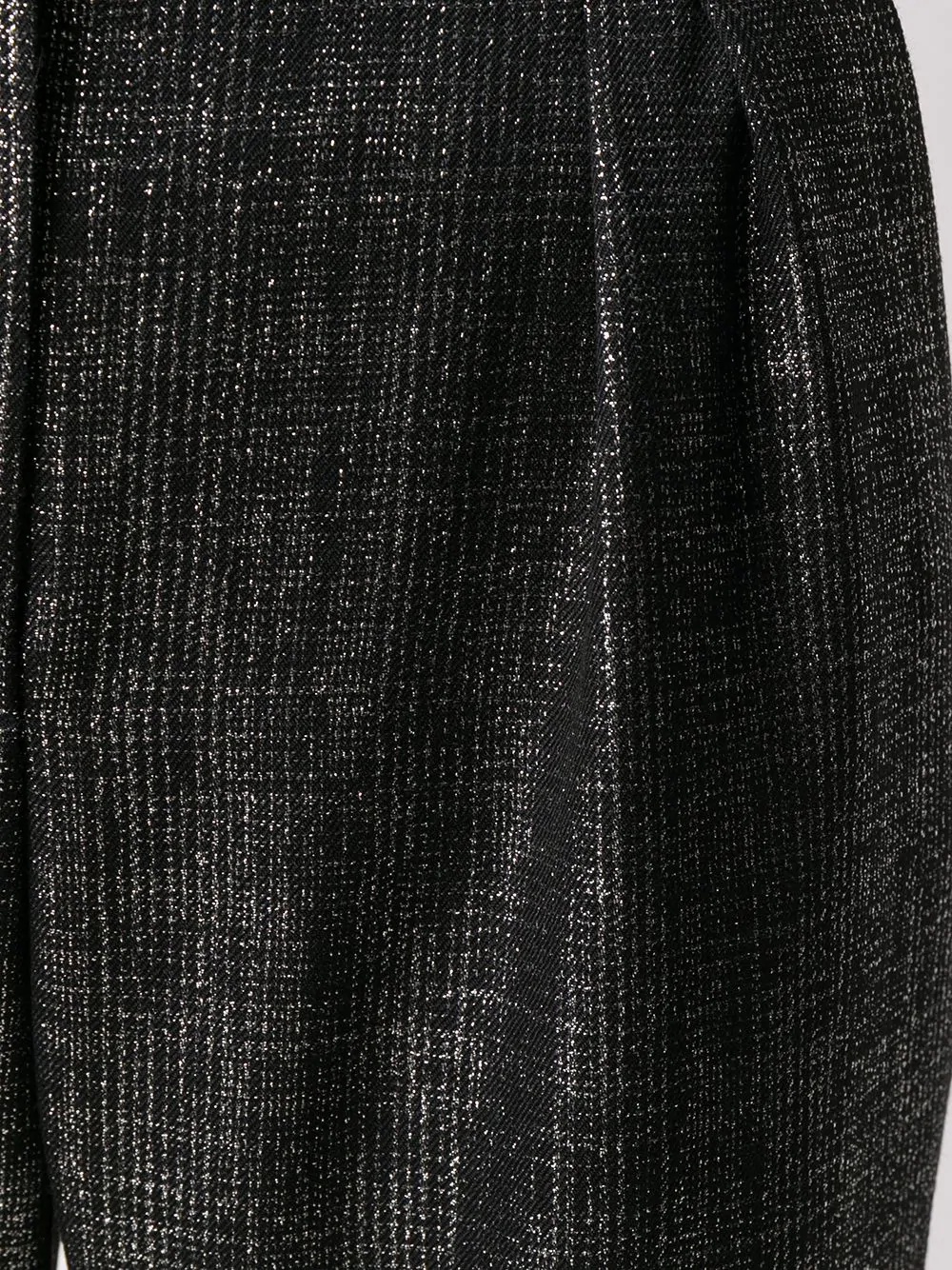 tapered lurex trousers - 5