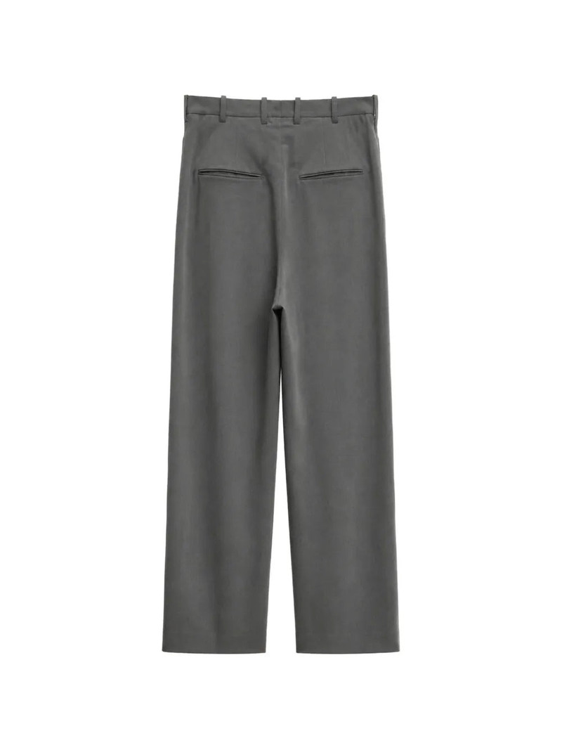 EIGHT TUCK PLEATED WOOL TROUSERS 3