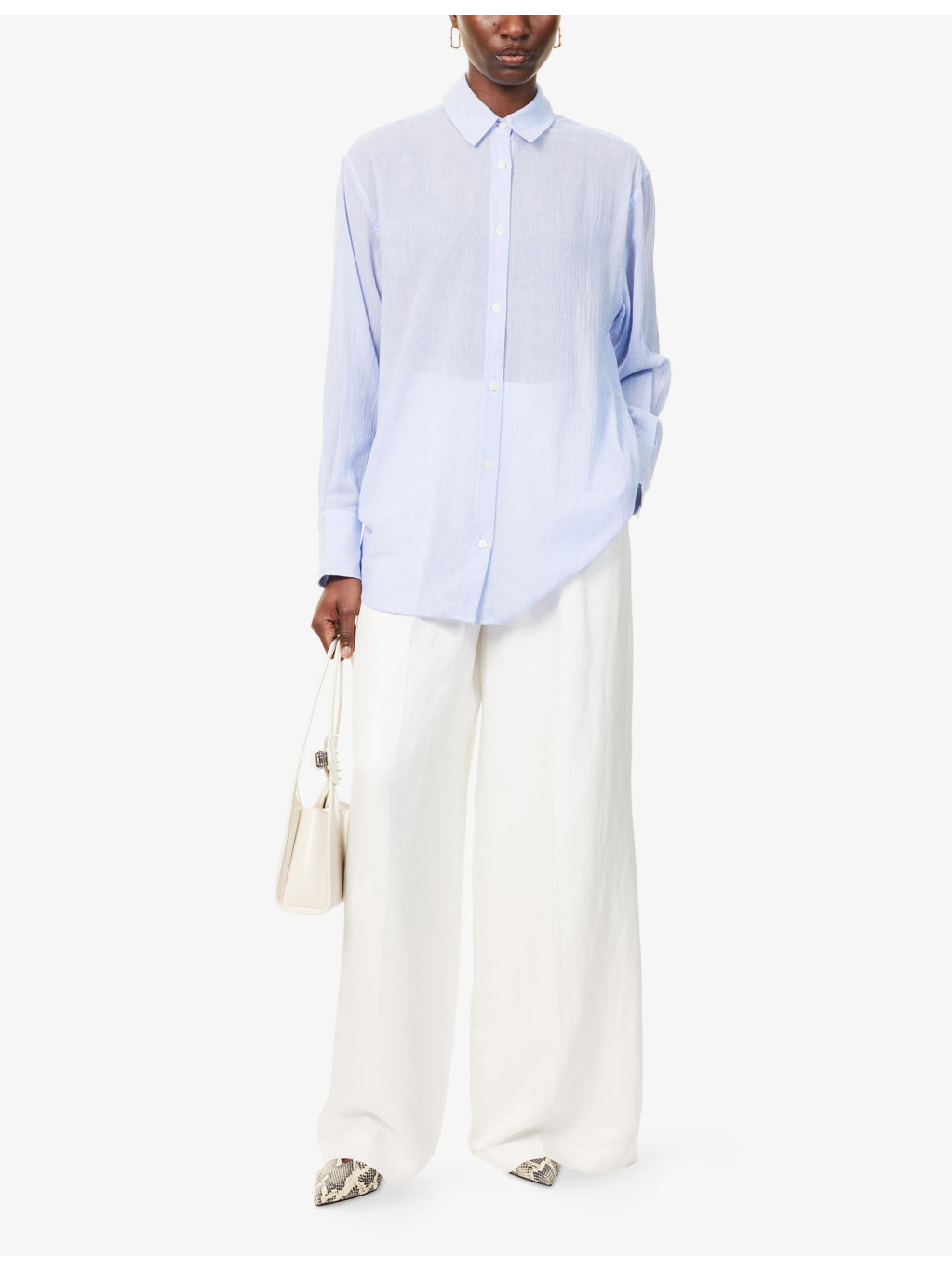 Lou Wide-Leg Woven Trousers - 2