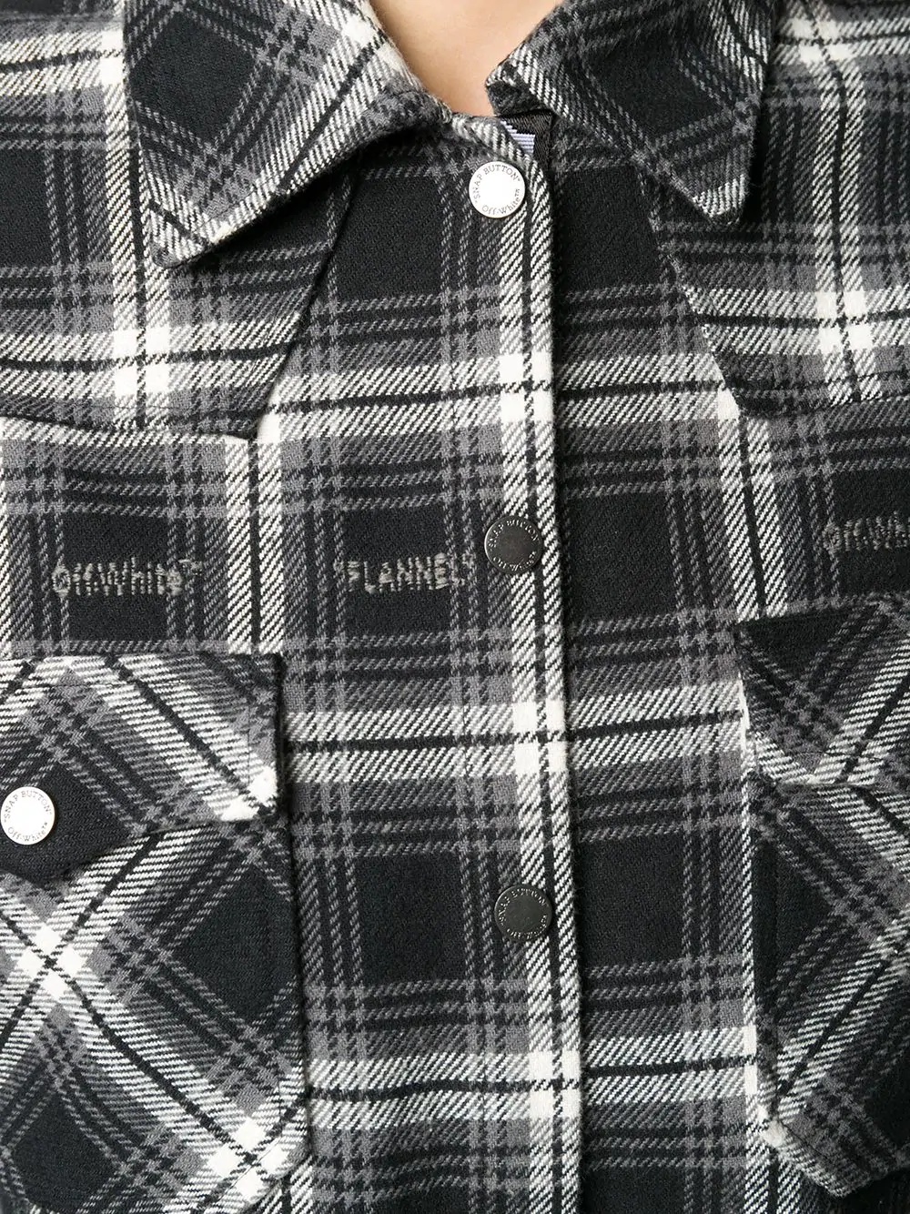 checked boxy shirt - 5