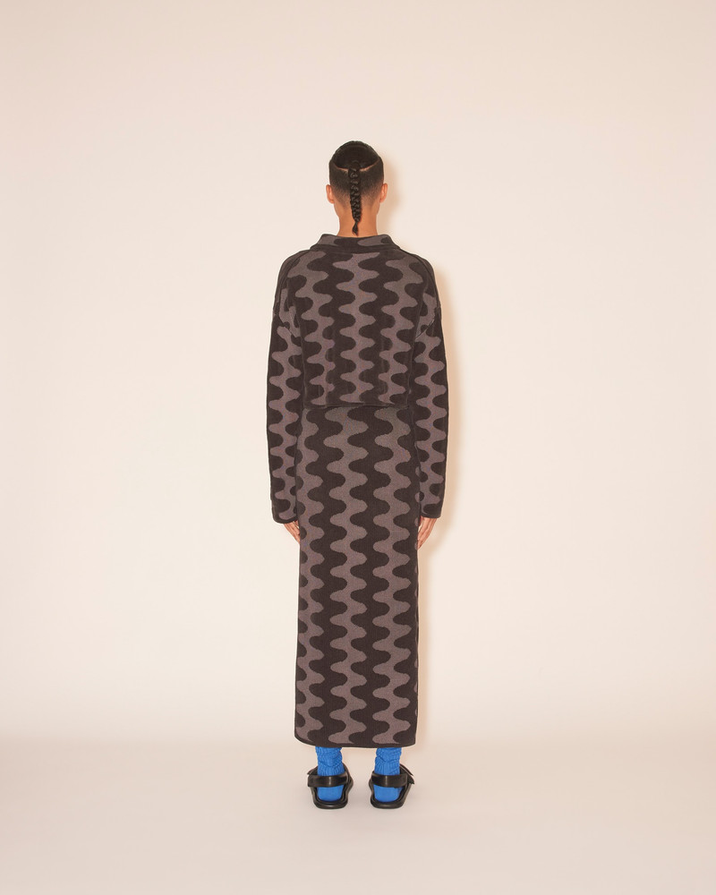 Nanushka BRIA - Midi tube skirt - Charcoal outlook