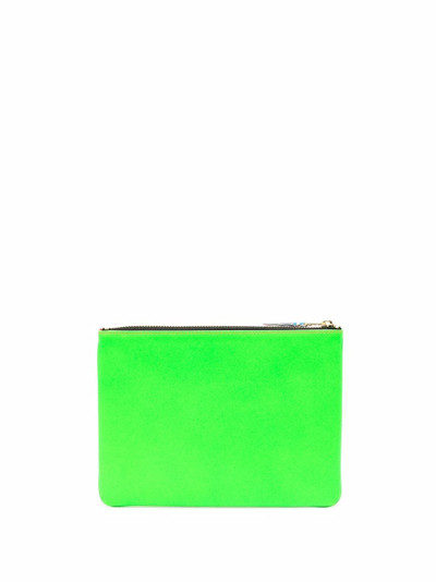 Comme Des Garçons Super Fluo leather wallet outlook