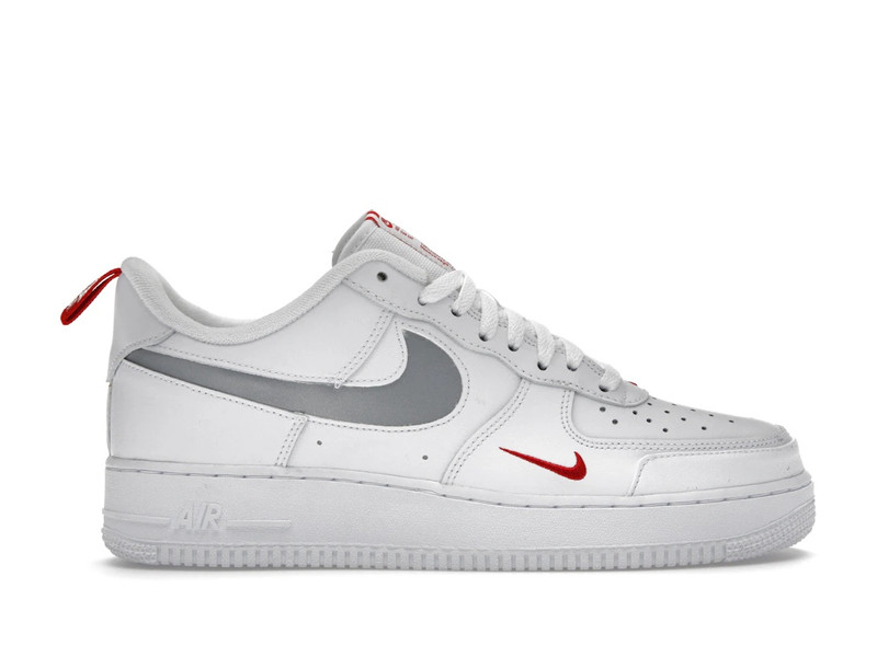 Nike Air Force 1 Low Reflective Swoosh White University Red - 1