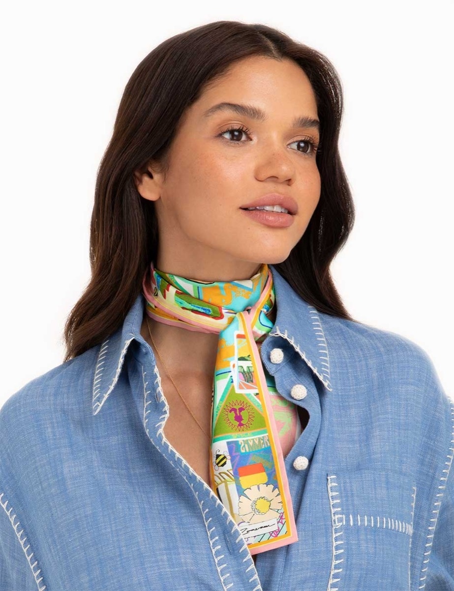 SILK TWILLY NECKSCARF - 2