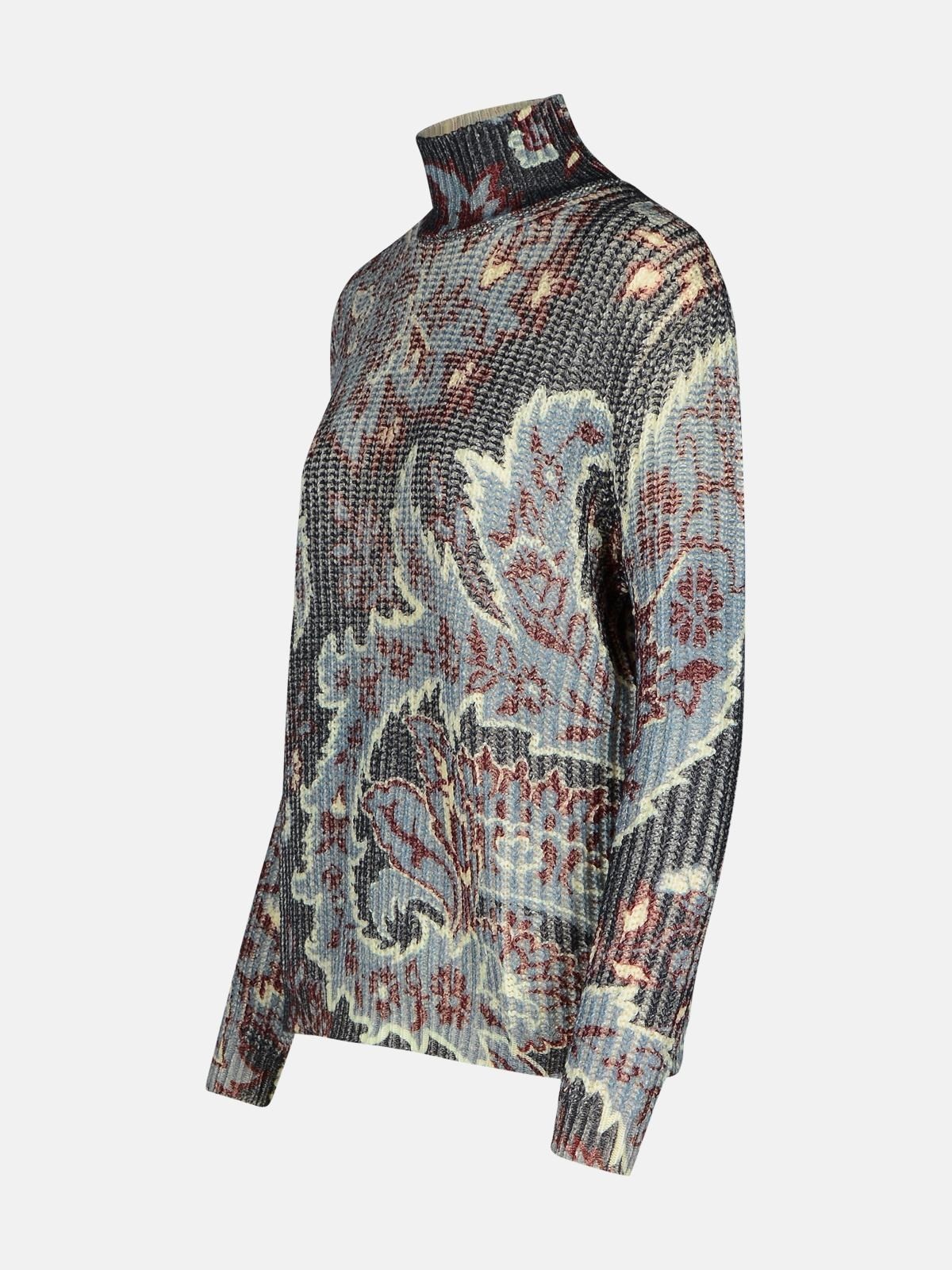 MULTICOLOR WOOL TURTLENECK SWEATER - 2