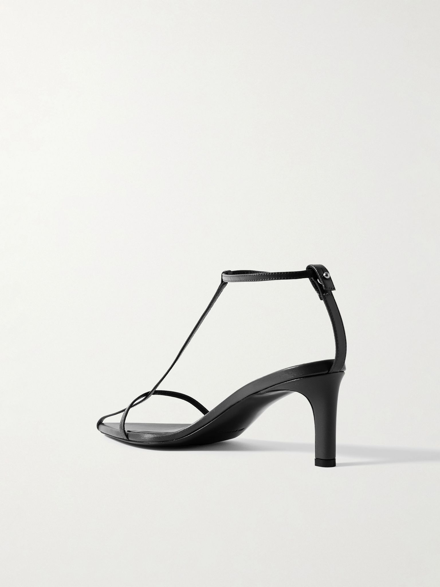 Leather sandals Black - 3