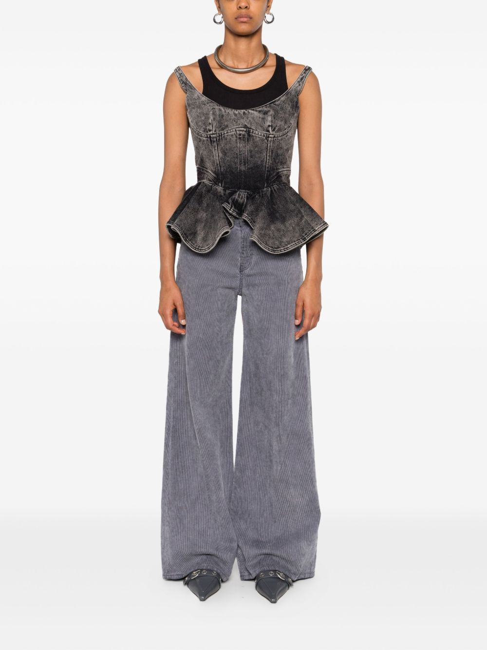1978 d-akemi 068sd flare-leg jeans - 2