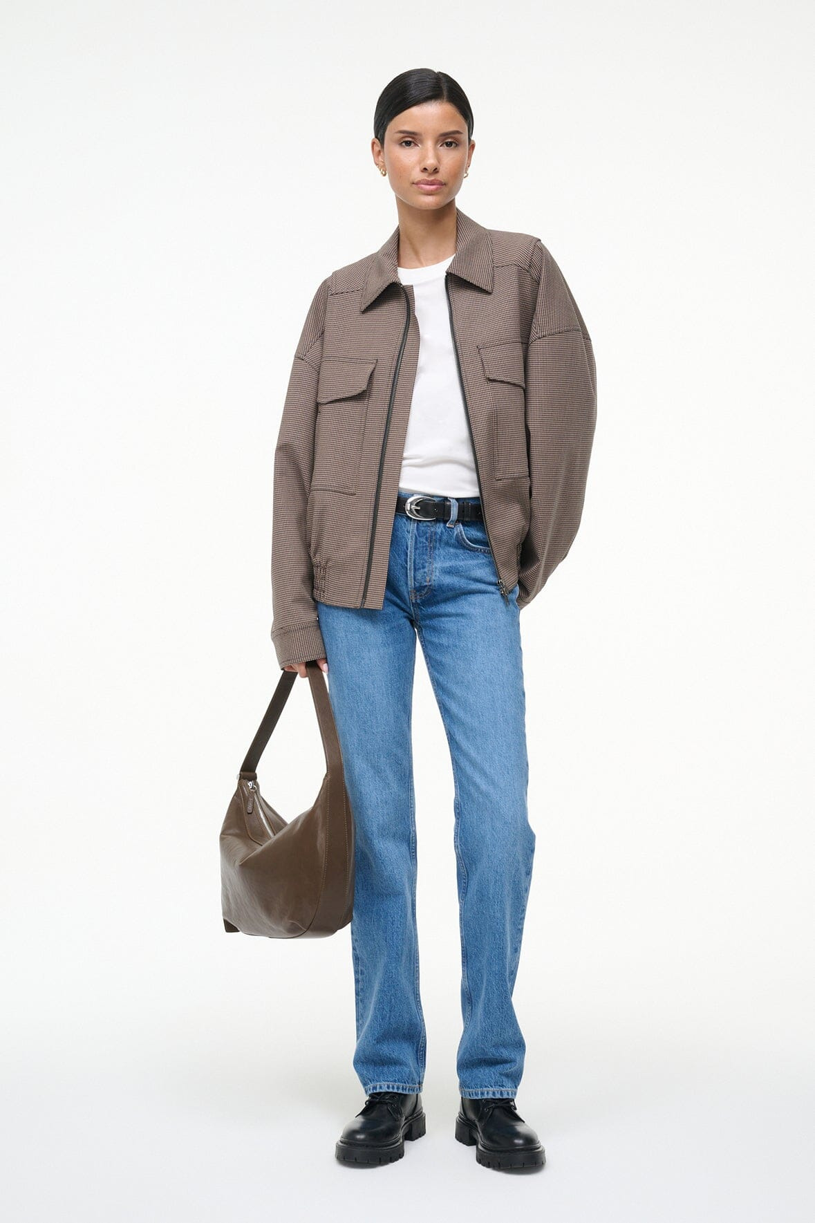 STAUD EUGENE JACKET HOUNDSTOOTH - 6