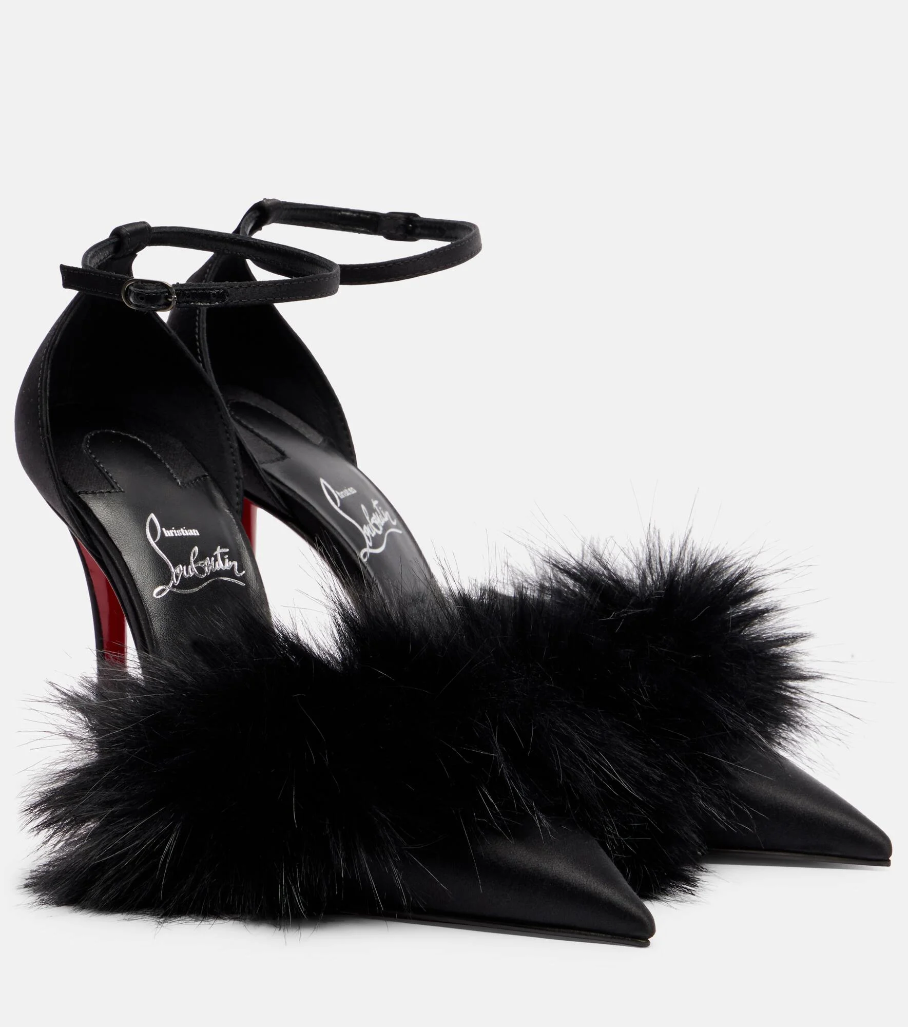 Zanzee 100 crêpe satin pumps - 1