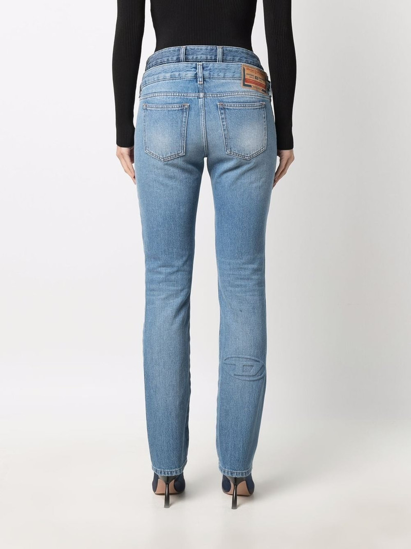 straight-leg low-rise jeans 4