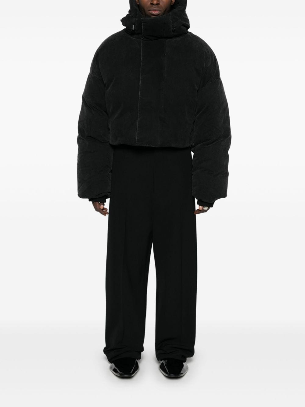 hooded puffer jacket - 3