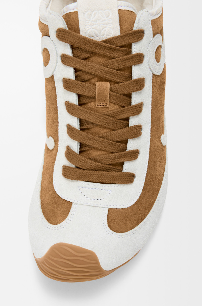 Ballet Runner 2.0 in suede and shearling 4