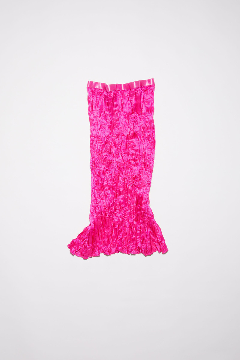 Satin skirt - Fuchsia pink 1